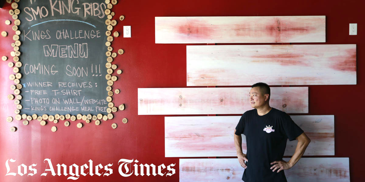 Los Angeles Times visit The Smoking Ribs by Anh Do